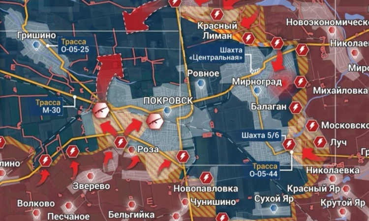 Ожесточени сражения се водят в Източна Украйна, докато Русия настъпва към Покровск