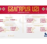 Пълен състав на България U21 за мача с Шотландия