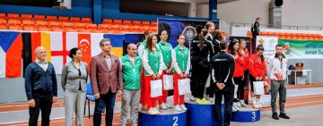 Първият отбор на България на сабя кадетки завърши на второ място в международния турнир за Купа Свечников