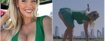 Най-красивата голфърка бе дисквалифицирана от финал за 1 млн. долара (ВИДЕО)