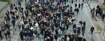 С протестно шествие хиляди преминаха през булевардите в Пловдив