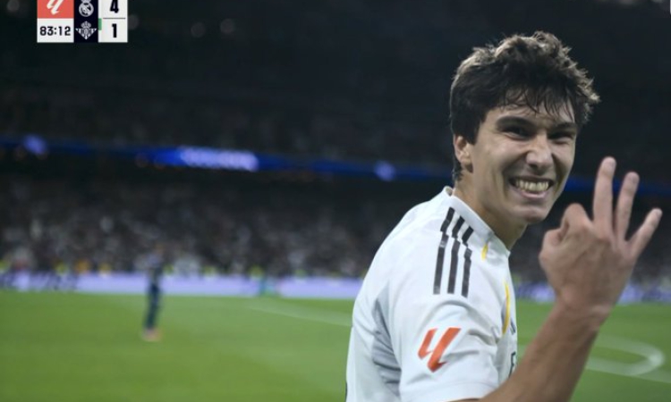 Реал Мадрид писа петица на Бетис, Гонсало Гарсия с хеттрик