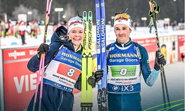Триумф за Финландия в единичната смесена щафета от СК по биатлон в Нове Место след дисквалификация на Германия
