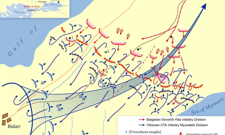 8 февруари 1913 г. Подвигът при Булаир
