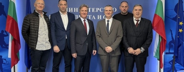 Димитър Илиев се срещна с президента на Европейската федерация по водни спортове Антонио Жозе Силва