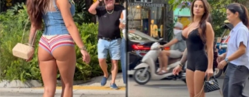 Палава българка се разголва на публични места, за да трупа лайкове в Инстаграм /снимки/