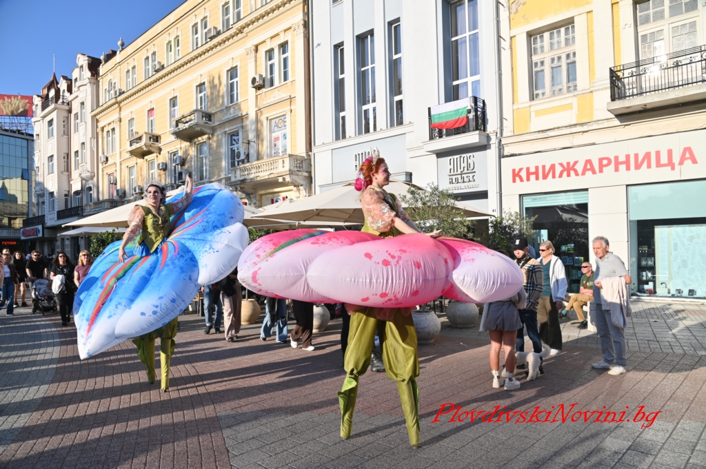 #6Fest превърна Пловдив в сцена на "Царството на венчелистчетата" 