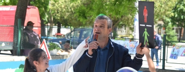 Открит урок в Бенковски: Децата научиха как да се пазят на пътя през лятото